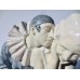 Fanny Rozet and Marcel Guillard Sculpture in Ceramic of Pierot and Pierette by Etling