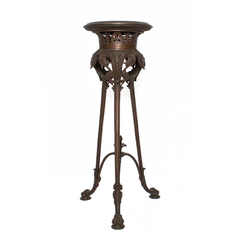 Grand Tour Designs Grand Tour Furniture Neo Classical Roman Bronze Tripod Table Fine Bronze