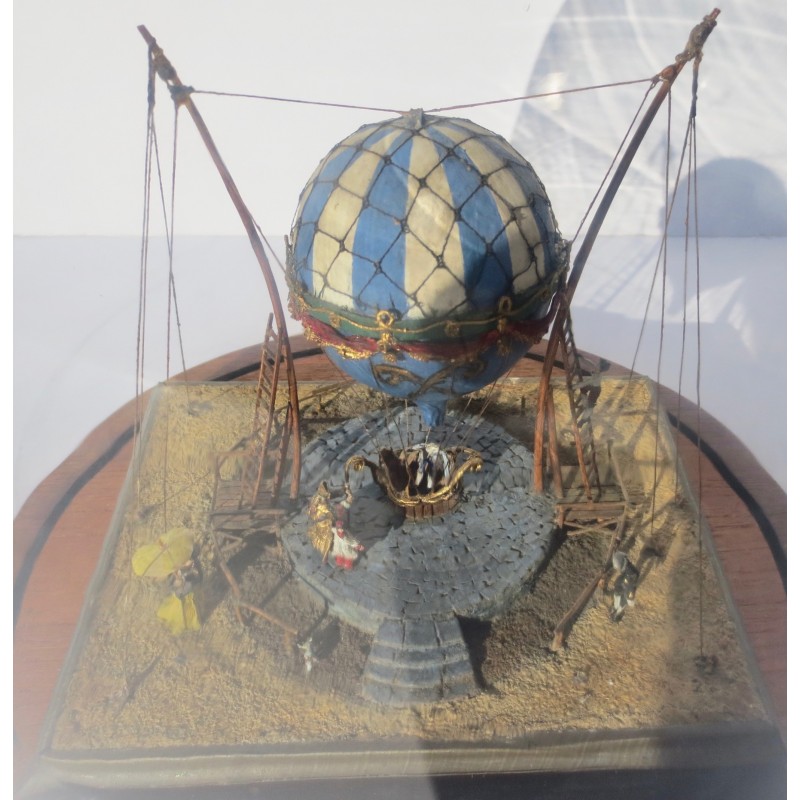 19th century Diorama, Diorama, French venetian Balloon Diorama 19th ...